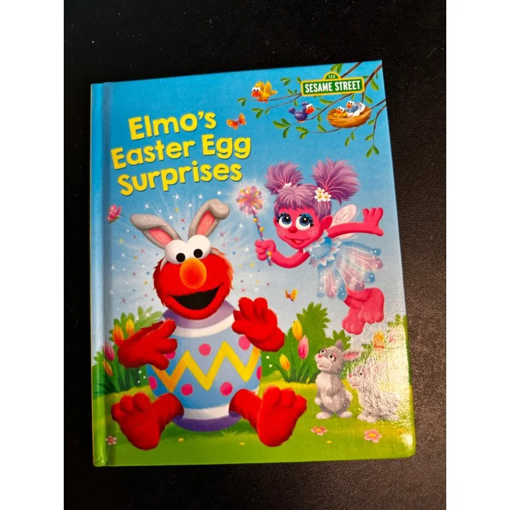 Lot of 6 Sesame Street books Count‎ Bert Ernie Treasury Elmo Cookie Monster